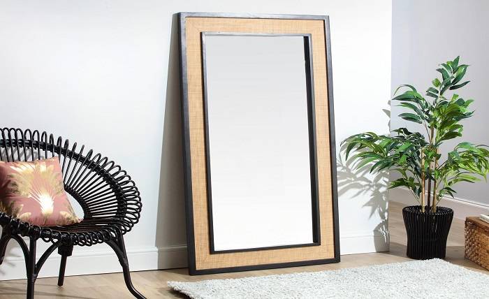 The Styling Republic Oversized Rattan Mirror Collection