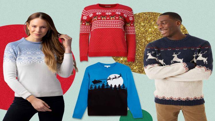 Festive Couples Christmas Jumpers On Christmas Jumper Shop