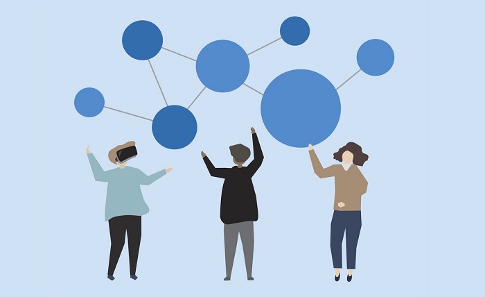 three people brainstorming their ideas illustration 53876 43166